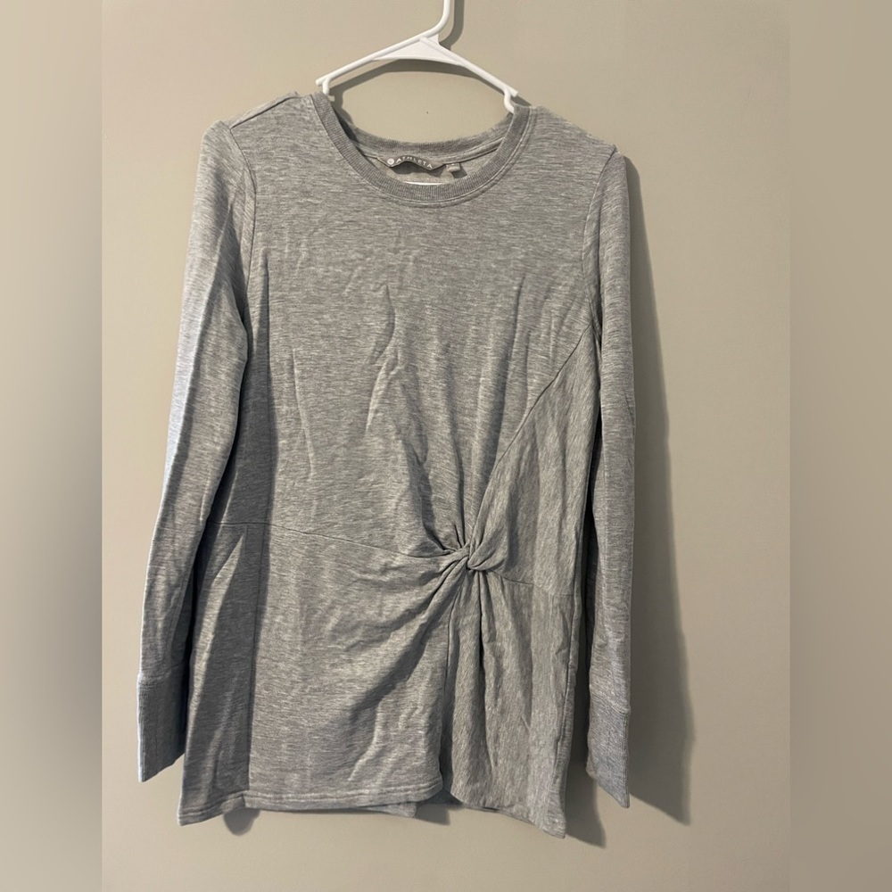 EUC - Athleta Long Sleeve Top - Gray - Size: Small - Excellent Condition
